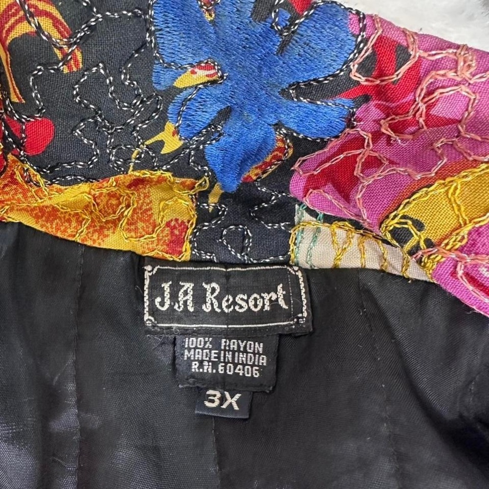 Outrageous Patchwork Multicolored Beaded Embroide… - image 6